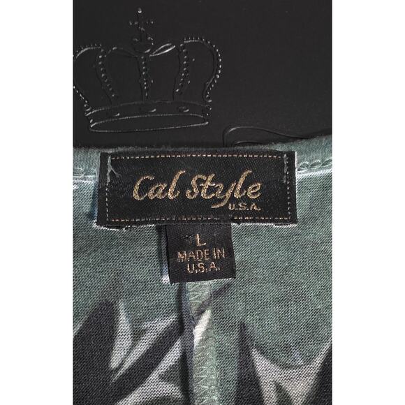 CAL STYLE USA WOMENS CARDIN TOP SIZE L WINTER Holidays - Picture 4 of 6